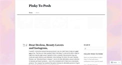 Desktop Screenshot of pinkytoposh.com